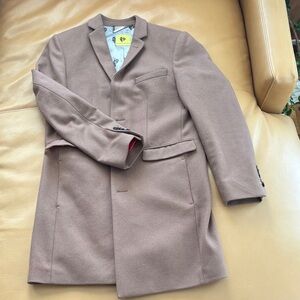 Moose and Monkey Hinton Plain Tan Coat